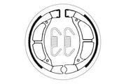 Sbs Offroad Organic Brake Shoes Set - Front & Rear