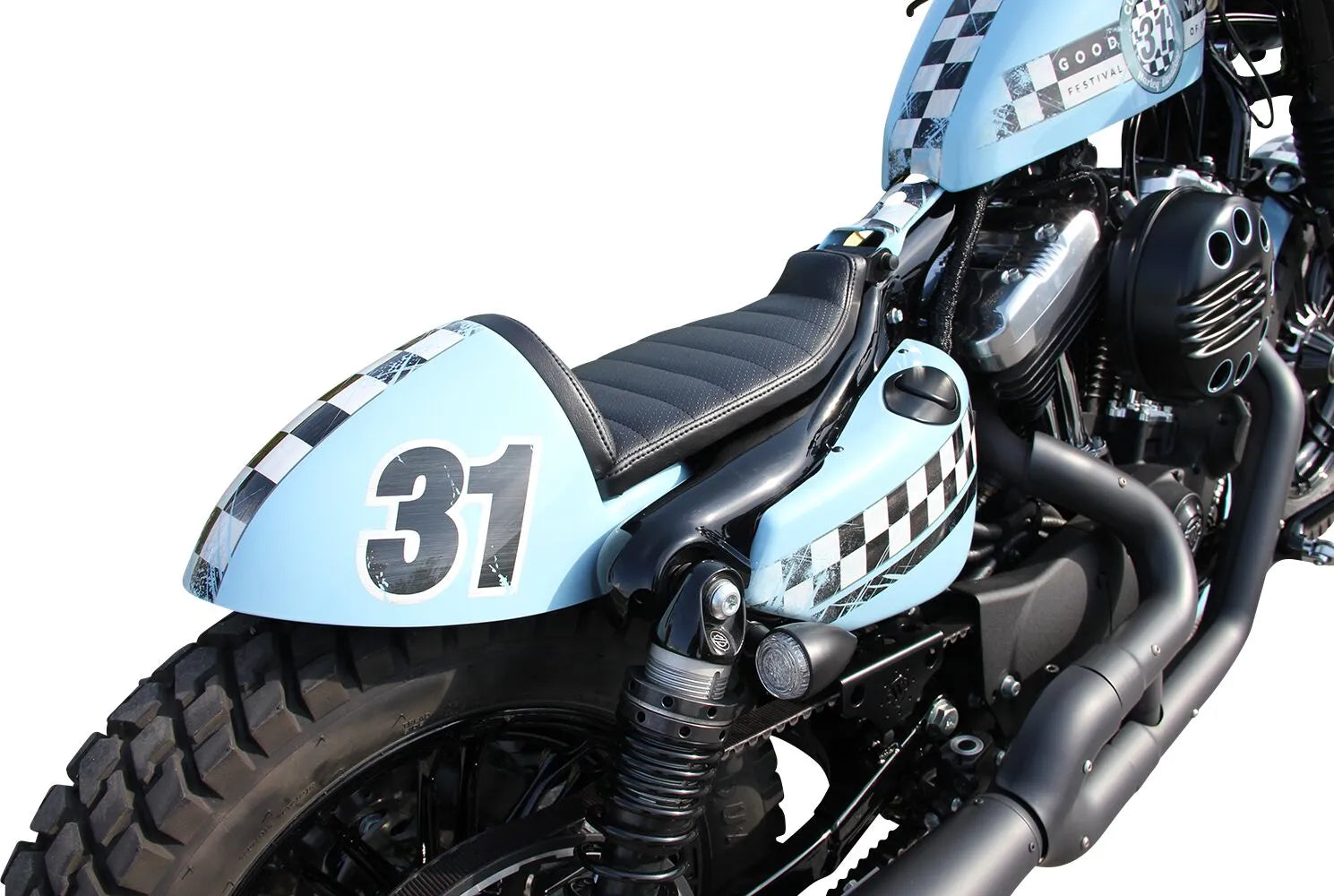 Cult Werk Rear Fender Cafe With Seat - For Harley Davidson