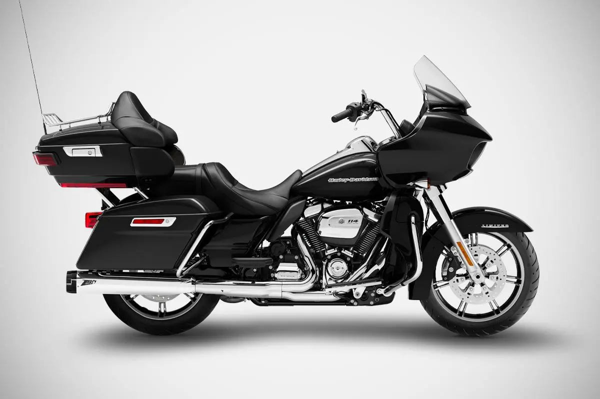 Zard 4.33" Slip-on Mufflers For Hd-touring E3