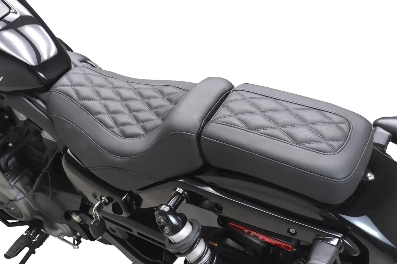 Mustang Tripper Passenger Seat - For Harley Davidson