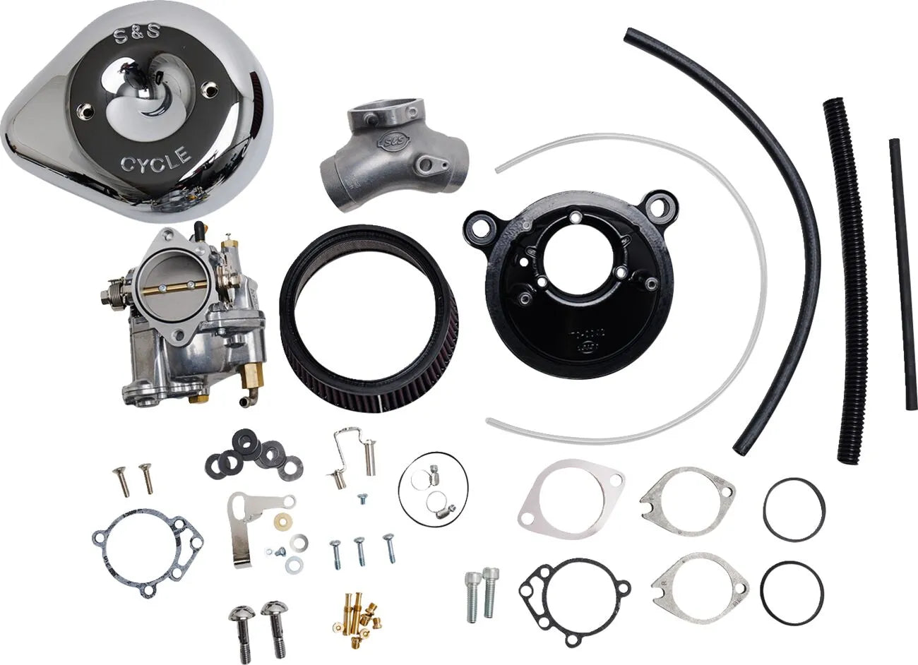 S&s Cycle Super E Carburetor With Stealth Air Cleaner Kit