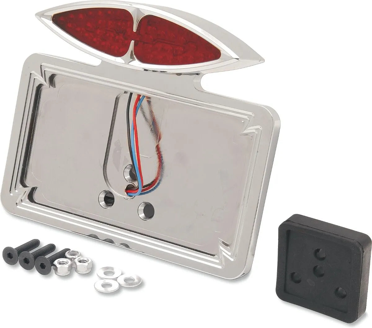 Drag Specialties Cateye Taillight And License Plate Mount