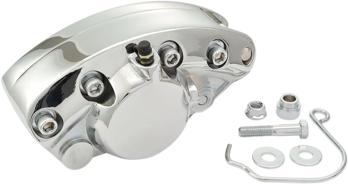 Drag Specialties Front Brake Caliper Kit Chrome 10"
