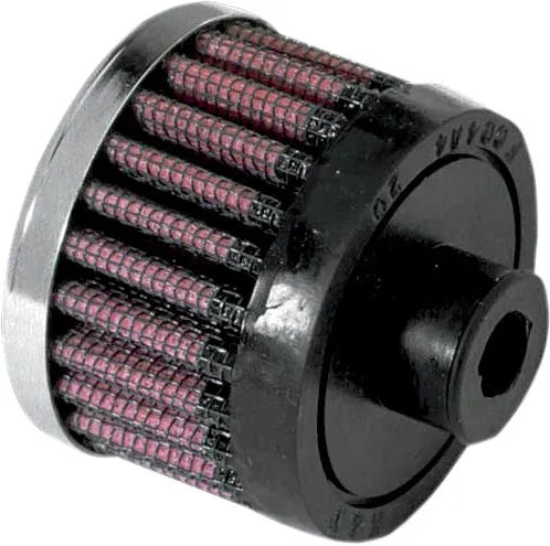 K & N Chrome Crankcase Vent Filter 3/8"