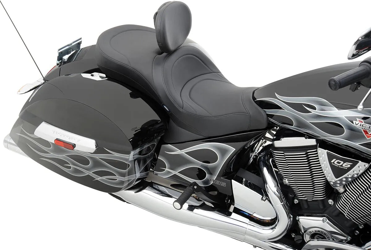 Drag Specialties Low-profile Touring Seat - For VICTORY