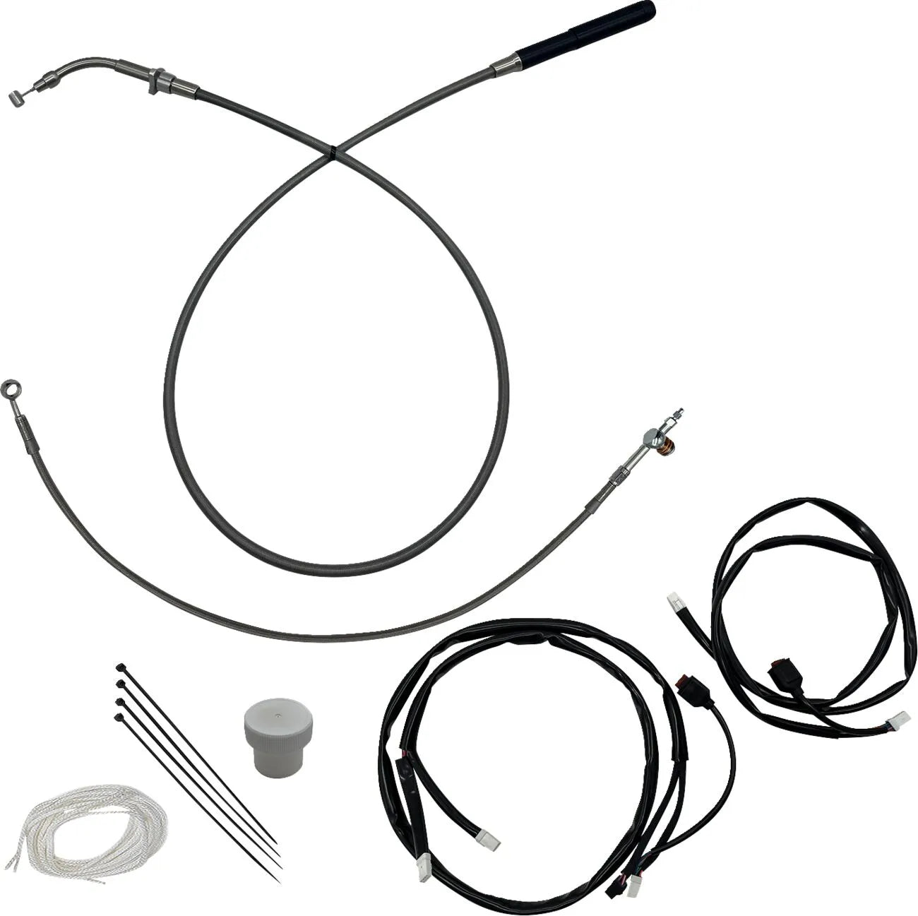 Fat Baggers Inc. EZ Install Cable Kit for 14" Ape Hanger
