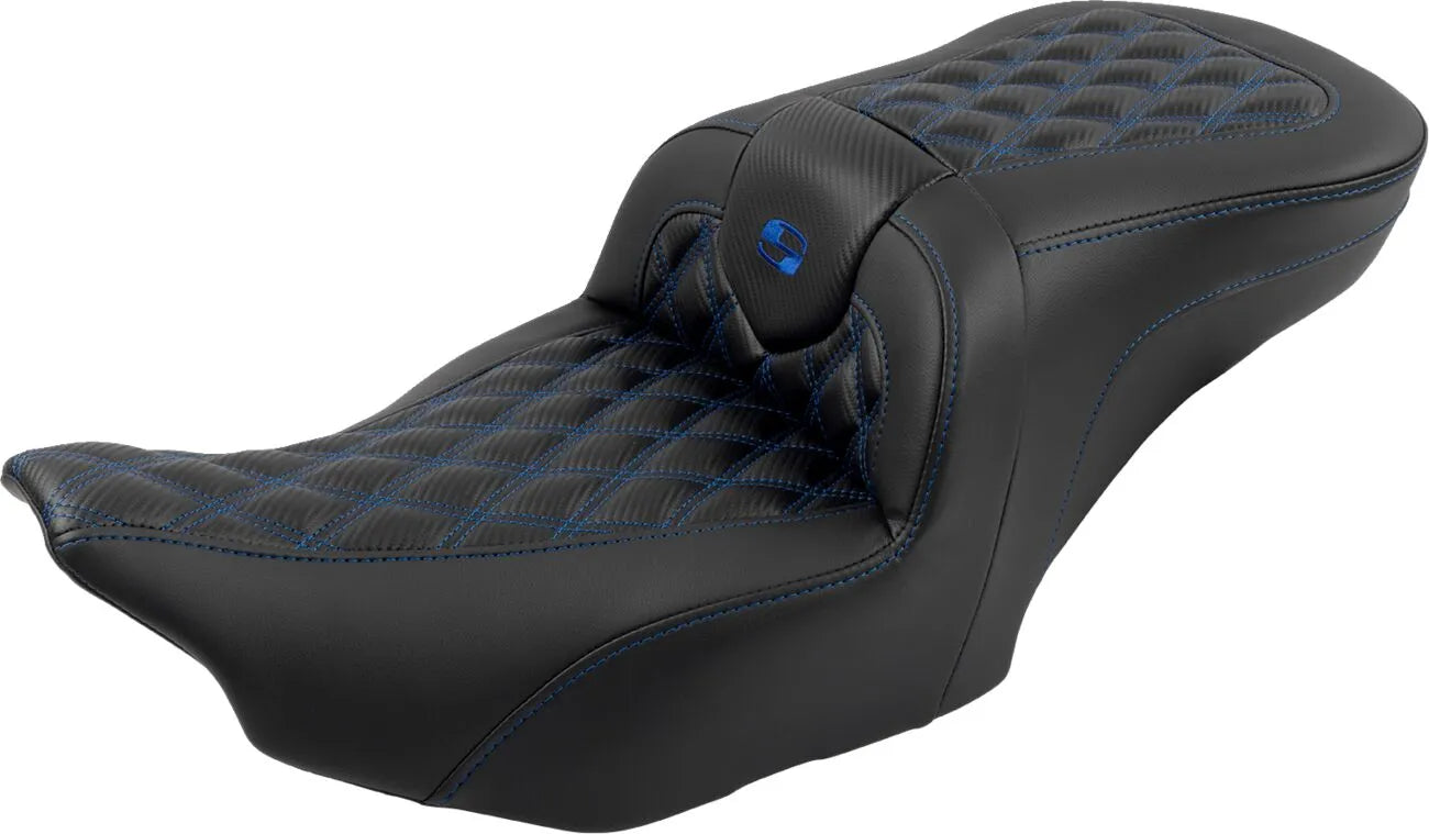 Saddlemen Roadsofa Lattice Stitch Seat - For Harley Davidson
