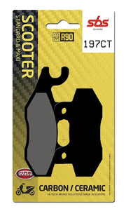 Sbs Ct Scooter Carbon Tech Organic Brake Pads - Rear