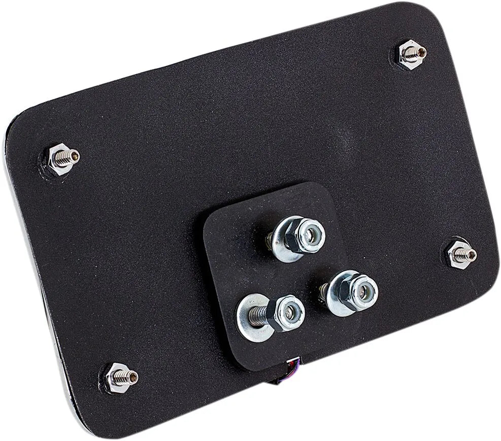 Cycle Visions Curved License Plate Frame With Led Signals