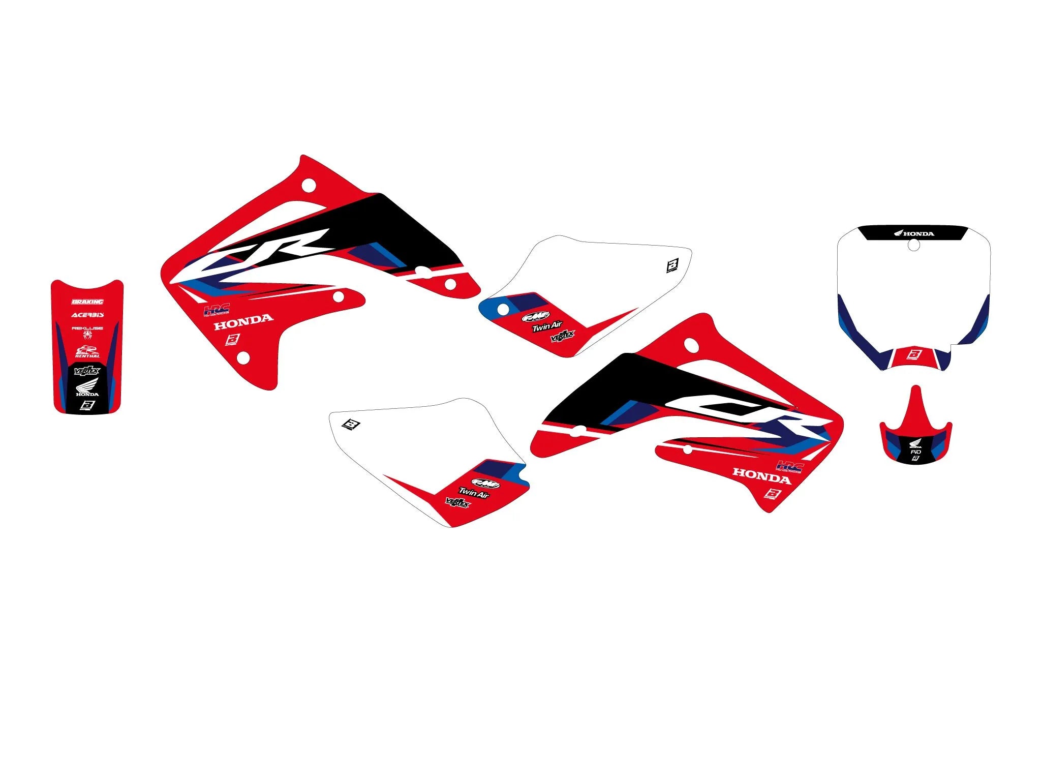 Blackbird Racing Dream 5 Graphic Kit For Honda