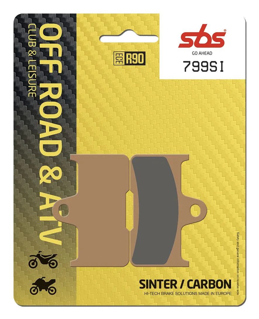 Sbs Si Offroad Sintered Brake Pads - Rear