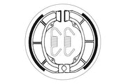 Sbs Street Brake Shoes For Scooters - Front & Rear