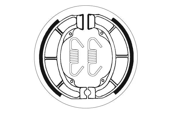 Sbs Street Brake Shoes For Scooters - Front & Rear