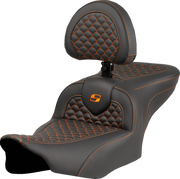 Saddlemen Dragon Scale Roadsofa Seat - For Harley Davidson
