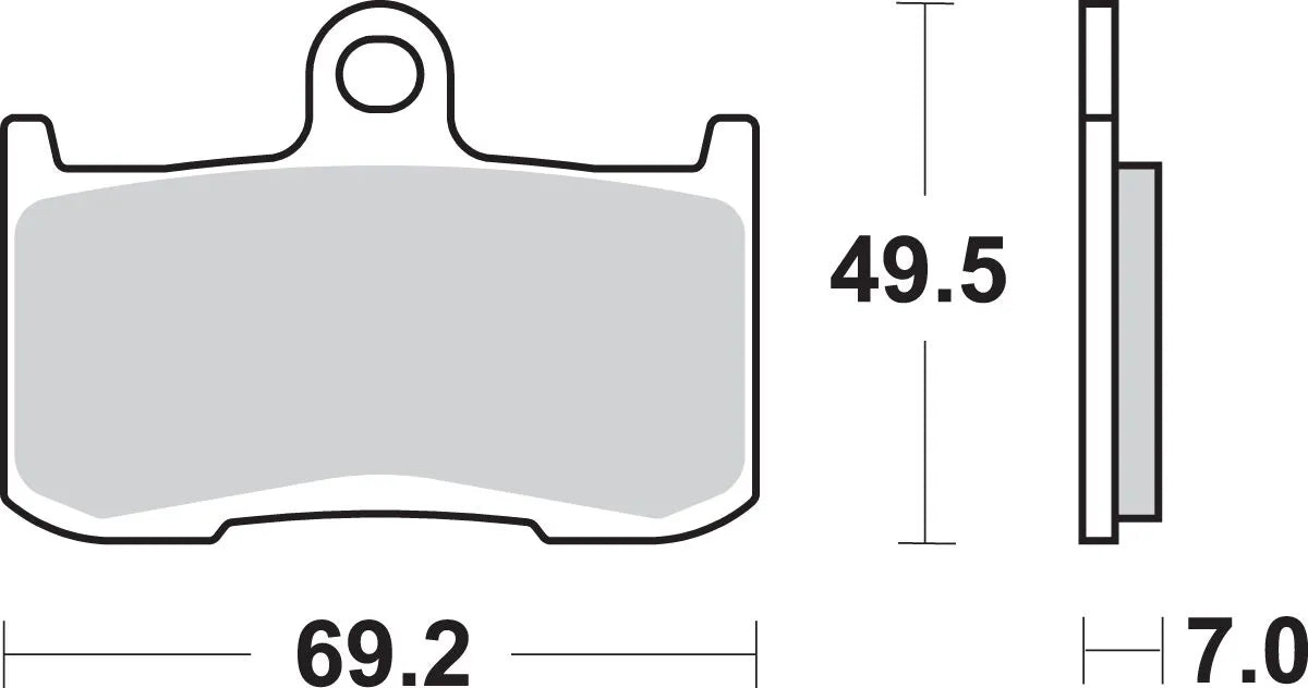 Sbs Dc Racing Dual Carbon Brake Pads - Front