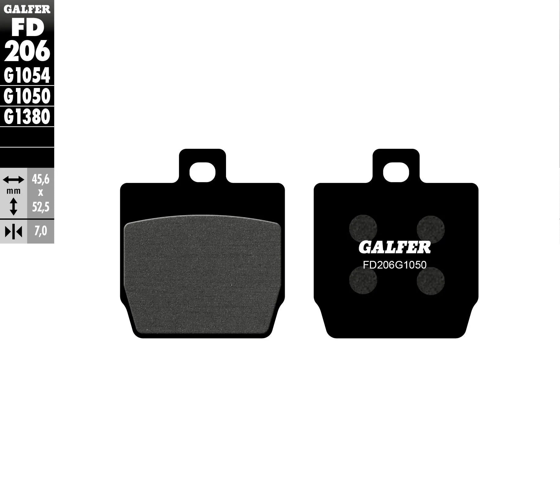Galfer Organic Brake Pad Set