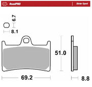 Moto-Master RoadPro Sinter Sport Front Brake Pads