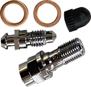 Drag Specialties Chrome Caliper Bleeder Nipple Kit