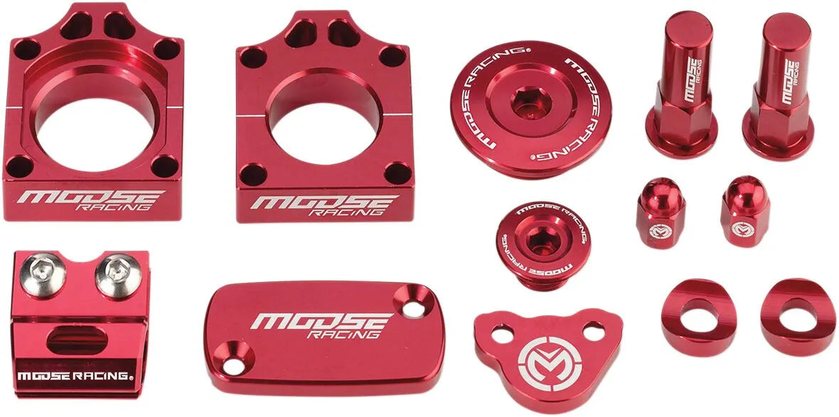 Moose Offroad Hard-Parts Red Bling Pack Kit