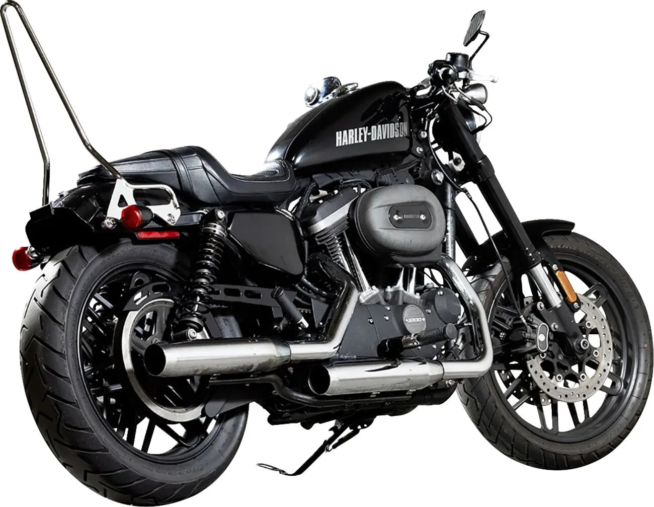 Biltwell Exfil Sissy Bar - Chrome Steel