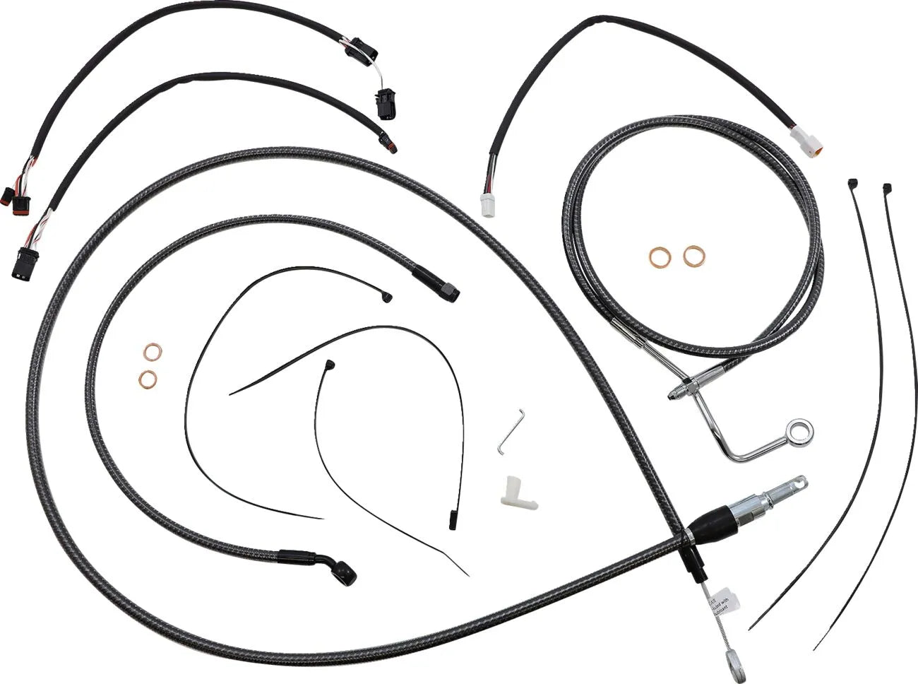 Magnum Shielding KARBONFIBR Handlebar Kit for Ape Hangers