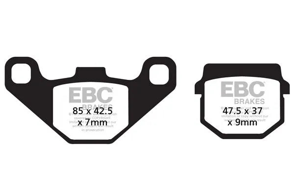 Ebc Sfac Carbon Series Scooter Brake Pads
