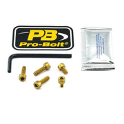 Pro Bolt Aluminium Fuel Cap Kit - Gold