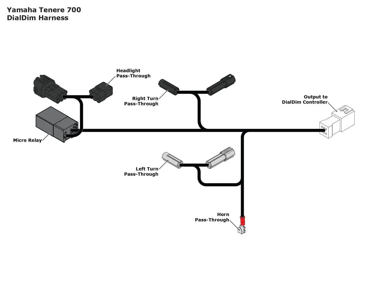 Denali Plug & Play Dialdim Wiring Adapter