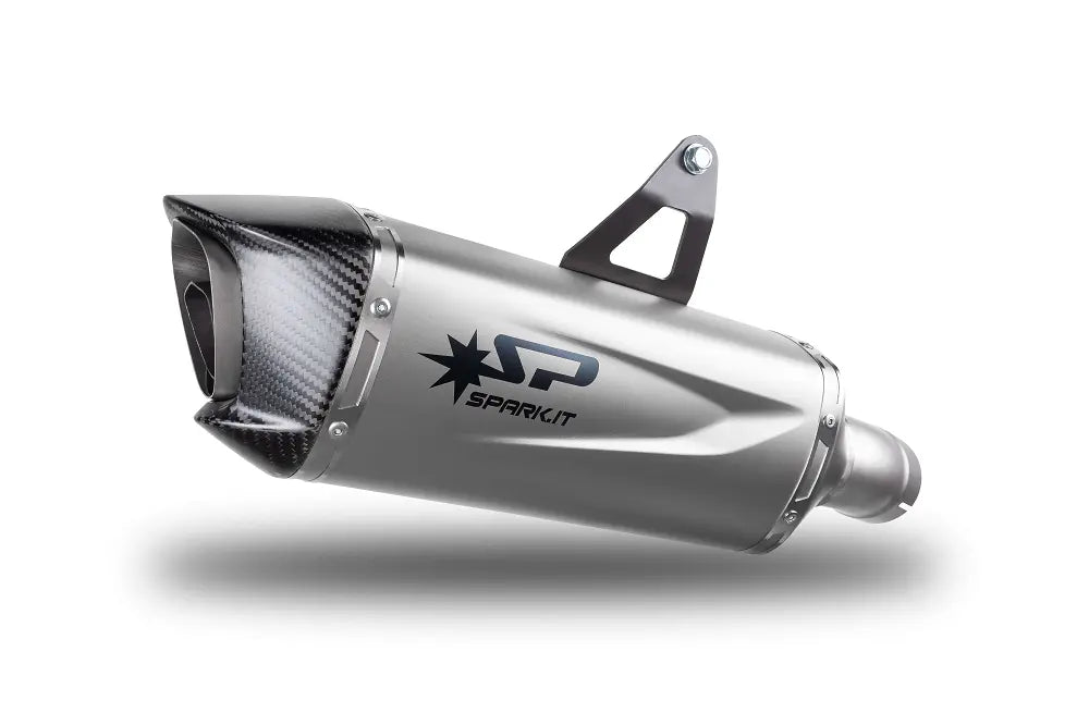 Spark Force Evo Slip-on Muffler With Carbon End Cap - ECE Street Legal Approved