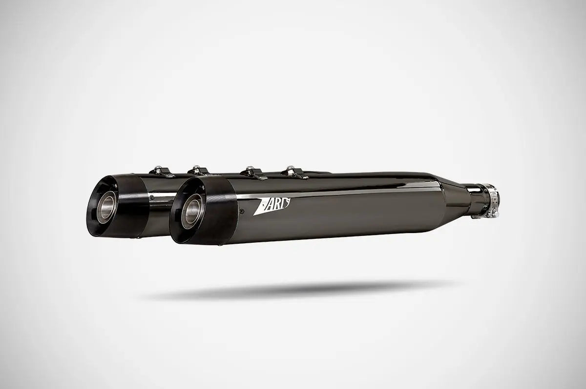 Zard 4.5" Slash-cut Slip-ons Muffler For Hd-touring E5 - ECE Street Legal Approved