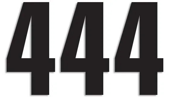 Blackbird Racing Number Plate Graphic - 3 Pack