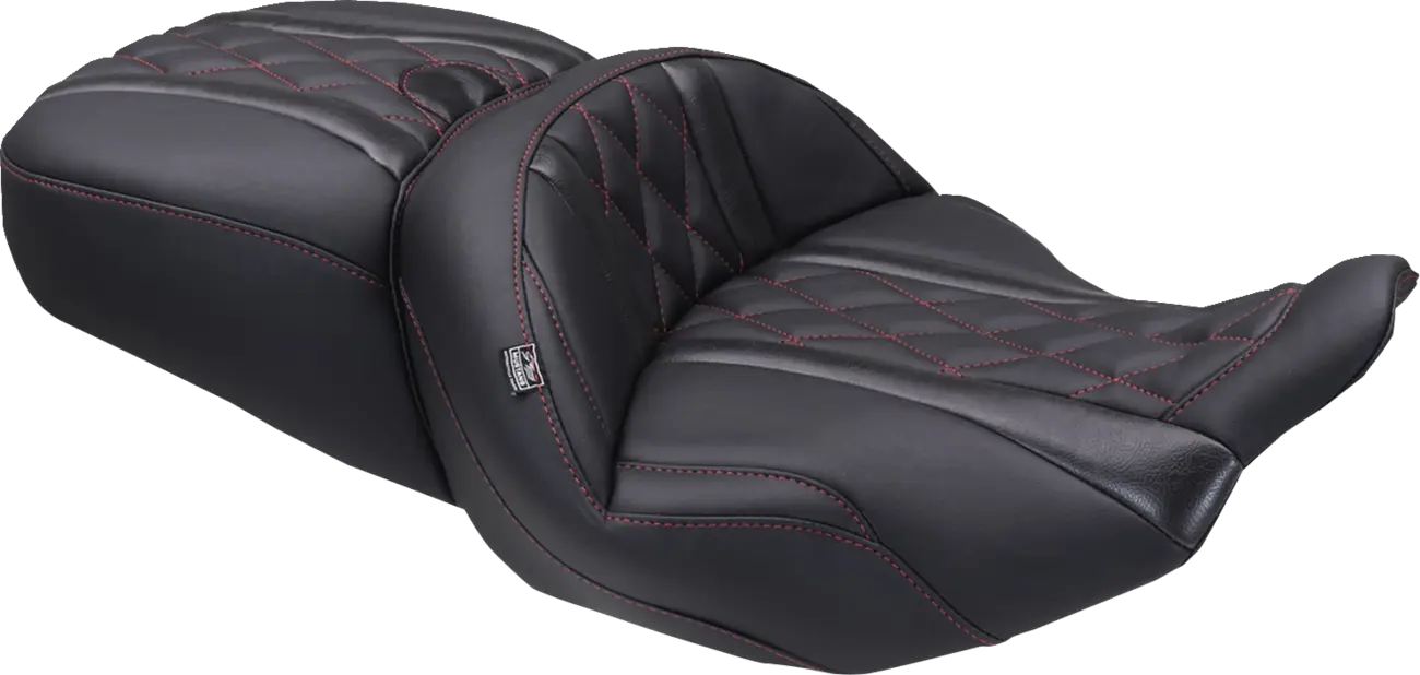 2-Up Mustang Deluxe Touring Seat - For Harley Davidson