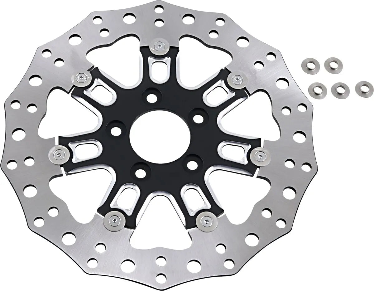 Arlen Ness Two-piece Floating Brake Rotor - 5-bolt Hub Mount