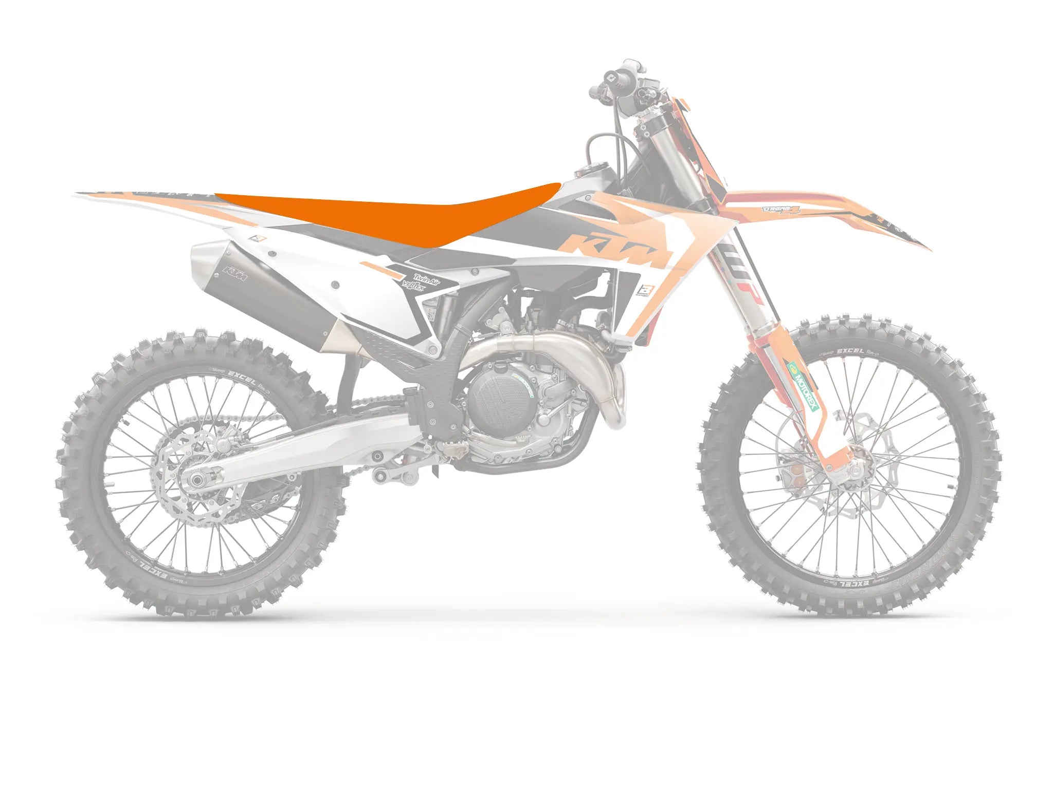 Blackbird Racing Seat Cover Pyramid - Orange