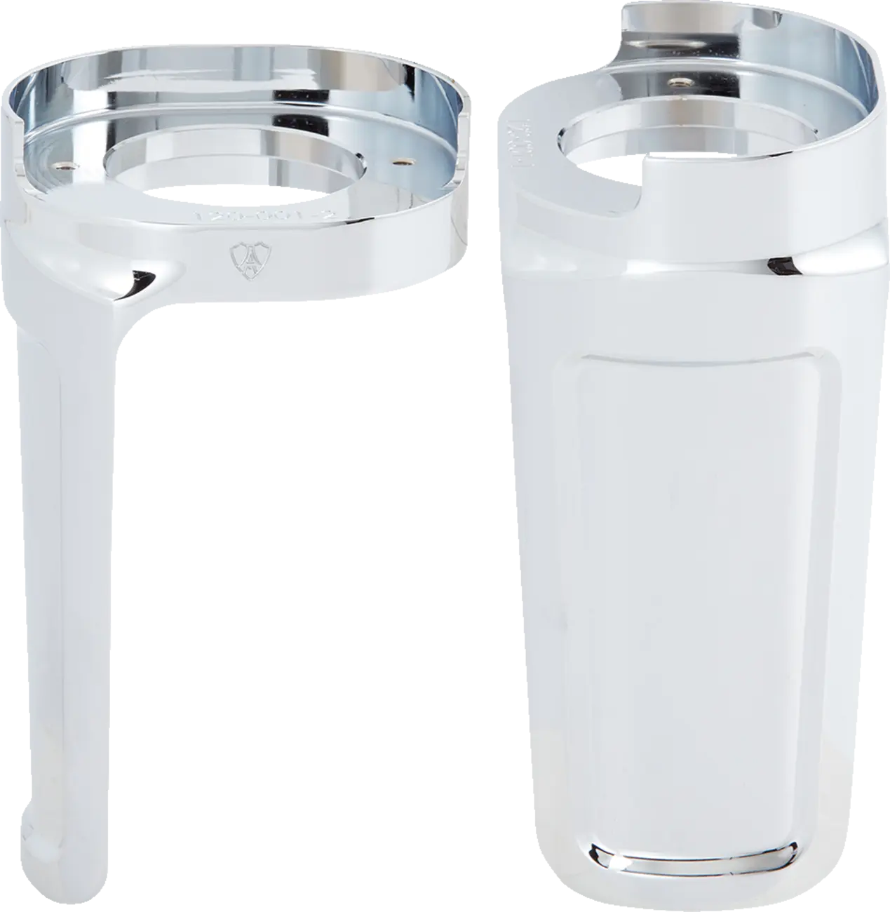 Arlen Ness Method Performance Bagger Fork Guards - Chrome