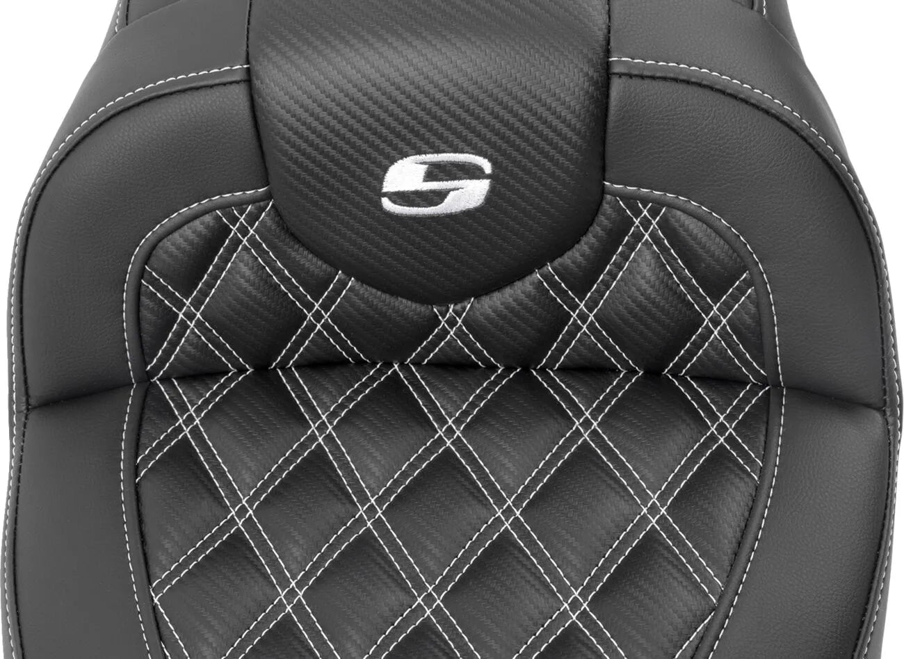 Saddlemen Roadsofa Lattice Stitch Seat - For Harley Davidson
