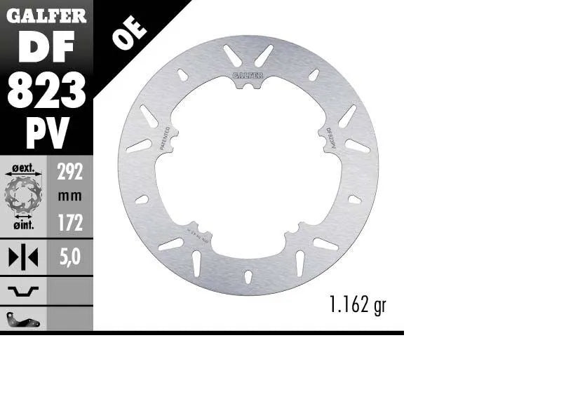 Galfer Fixed Round Brake Rotor For Motorcycle