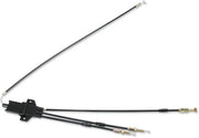 PARTS UNLIMITED Black Vinyl Throttle Cable for Motorcycles