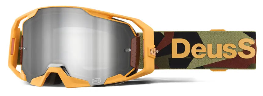 100% ARmatic Deus Ex Machina Goggles Silver Flash Mirror