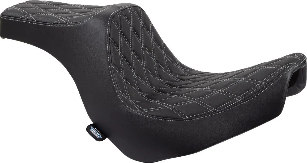 2-Up Drag Specialties Predator Iii Seat - For Harley Davidson