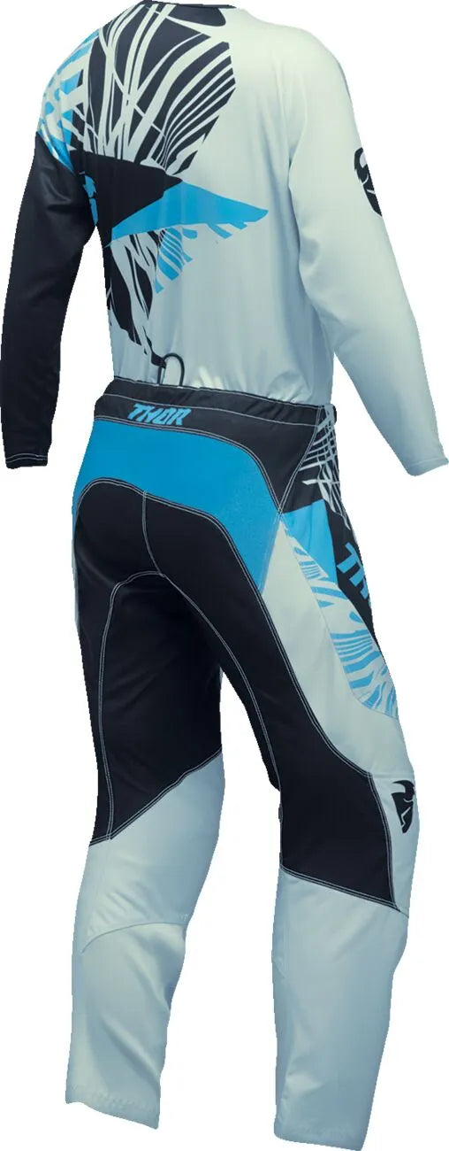 Thor Women's Sector Split Jersey - Black/Blue