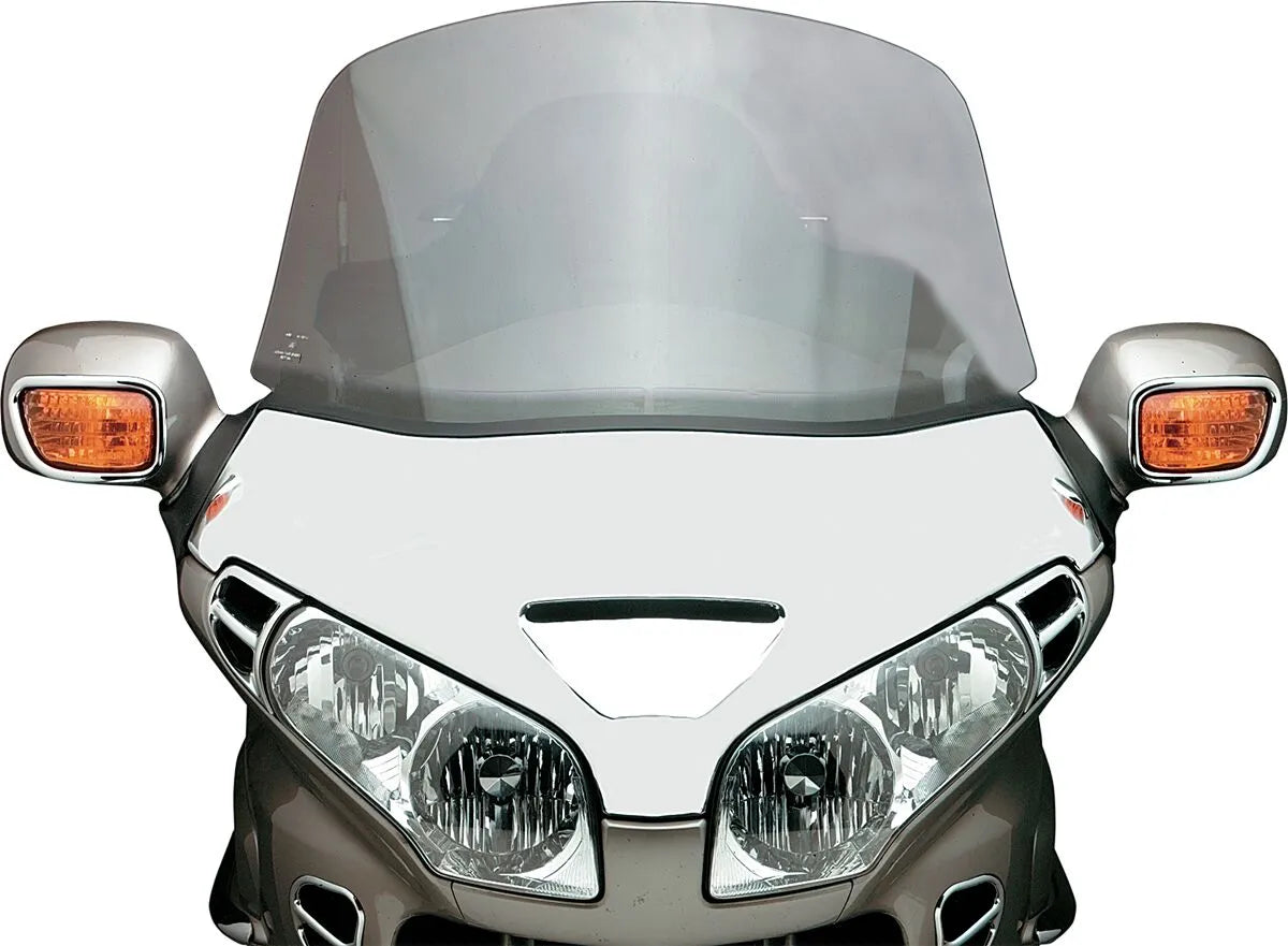 Parts Unlimited Windshield Accent Panel - Chrome