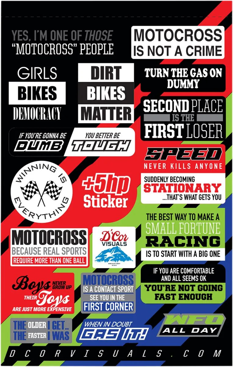 D'cor Visuals Gas Gas Decal - 6" Wide