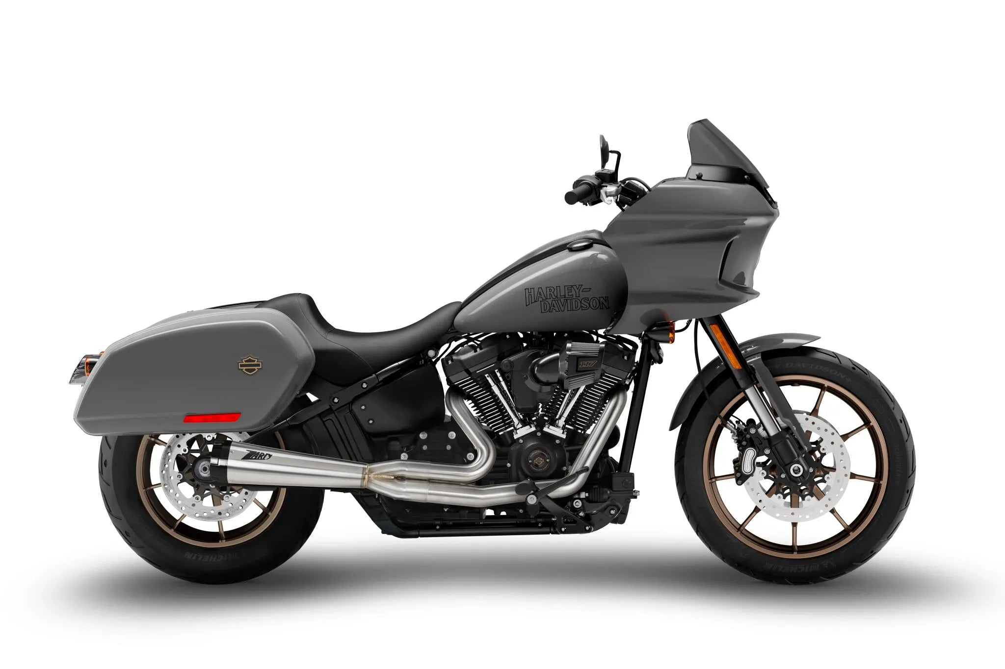 Zard 2:1 Full Exhaust System For H-d Softails - ECE Street Legal & Approved - ECE Street Legal Approved