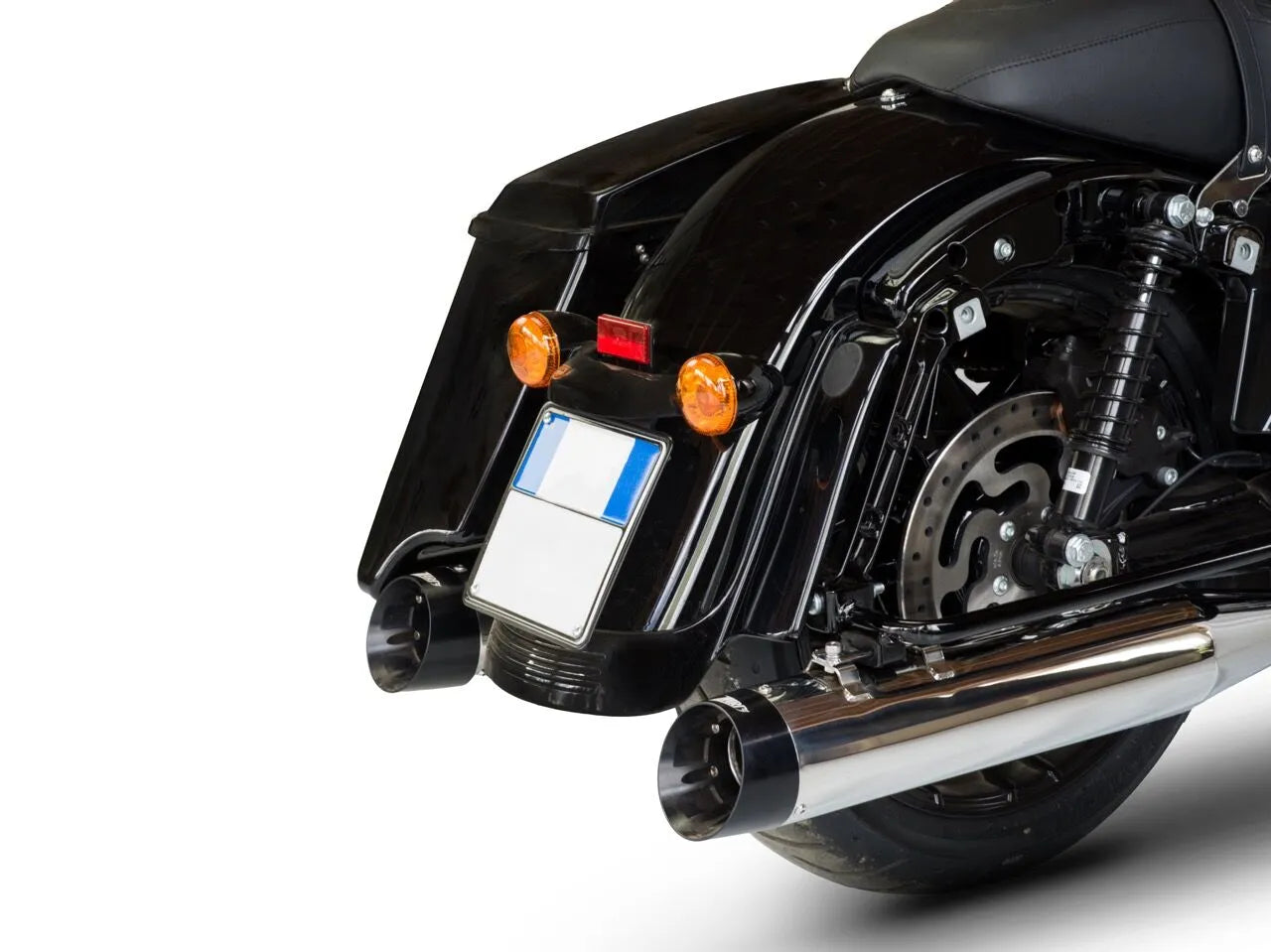 Zard Slash-cut Slip-on Mufflers For Hd-touring E5 - ECE Street Legal Approved