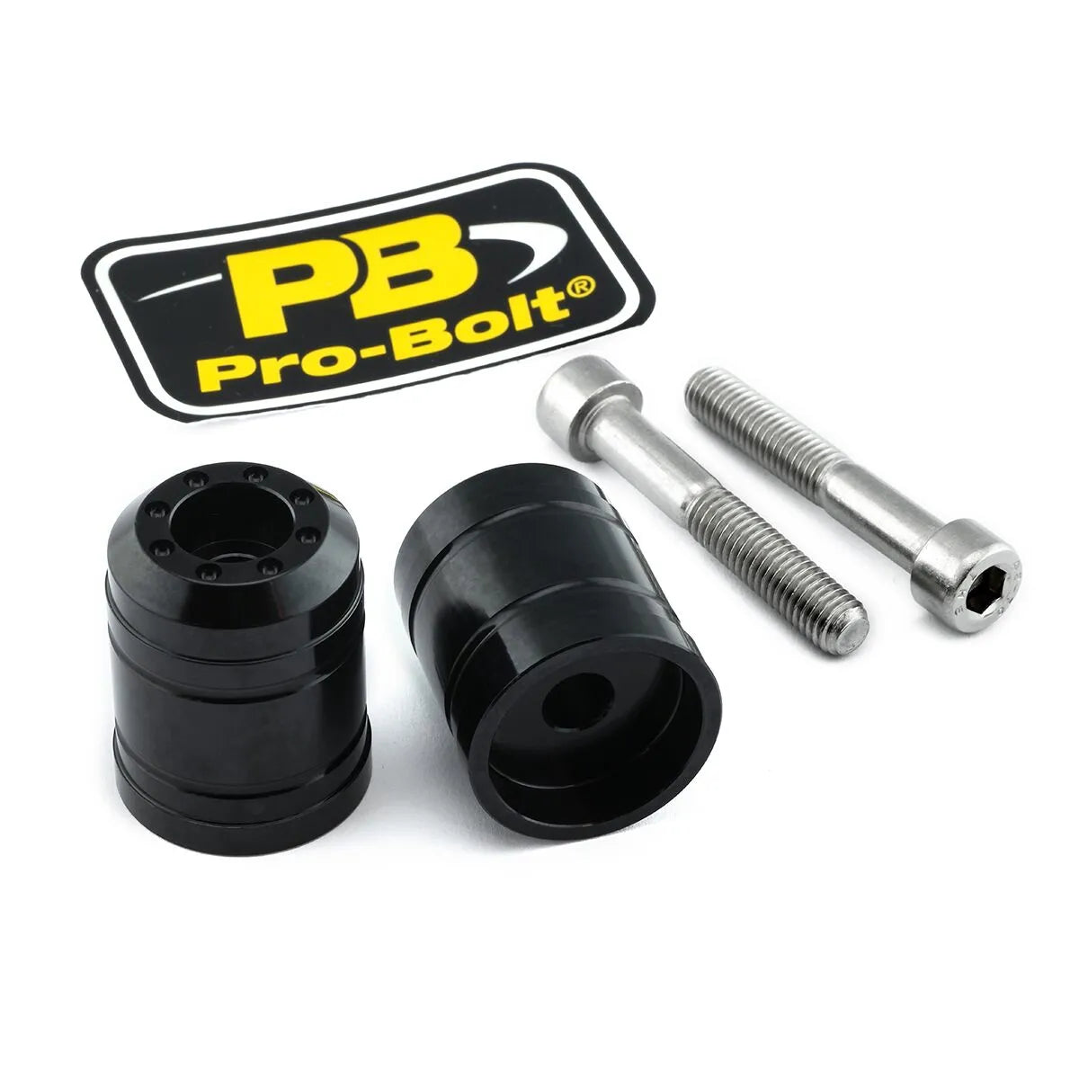 Pro Bolt Aluminium Bar Ends - Black