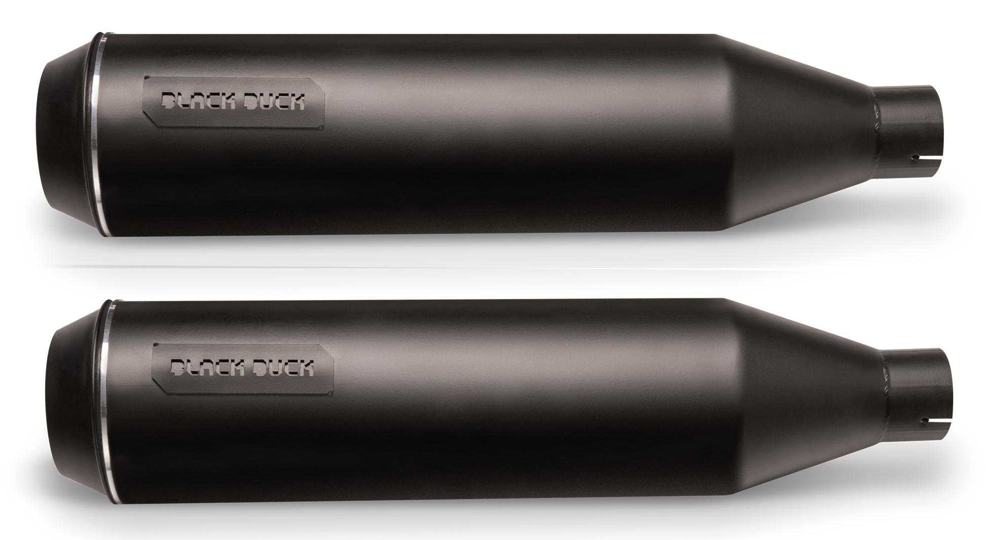Black Duck Slip-Ons for Milwaukee Eight Softail – Exhaust