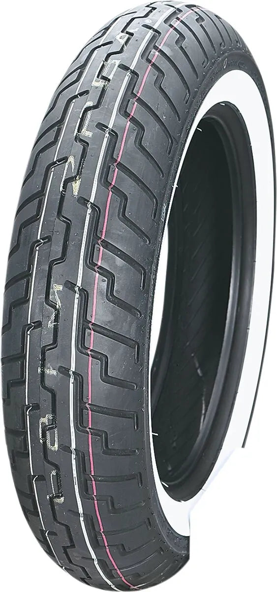 Dunlop D404 Tire 130/90-16 Wide Whitewall For Harley-davidson