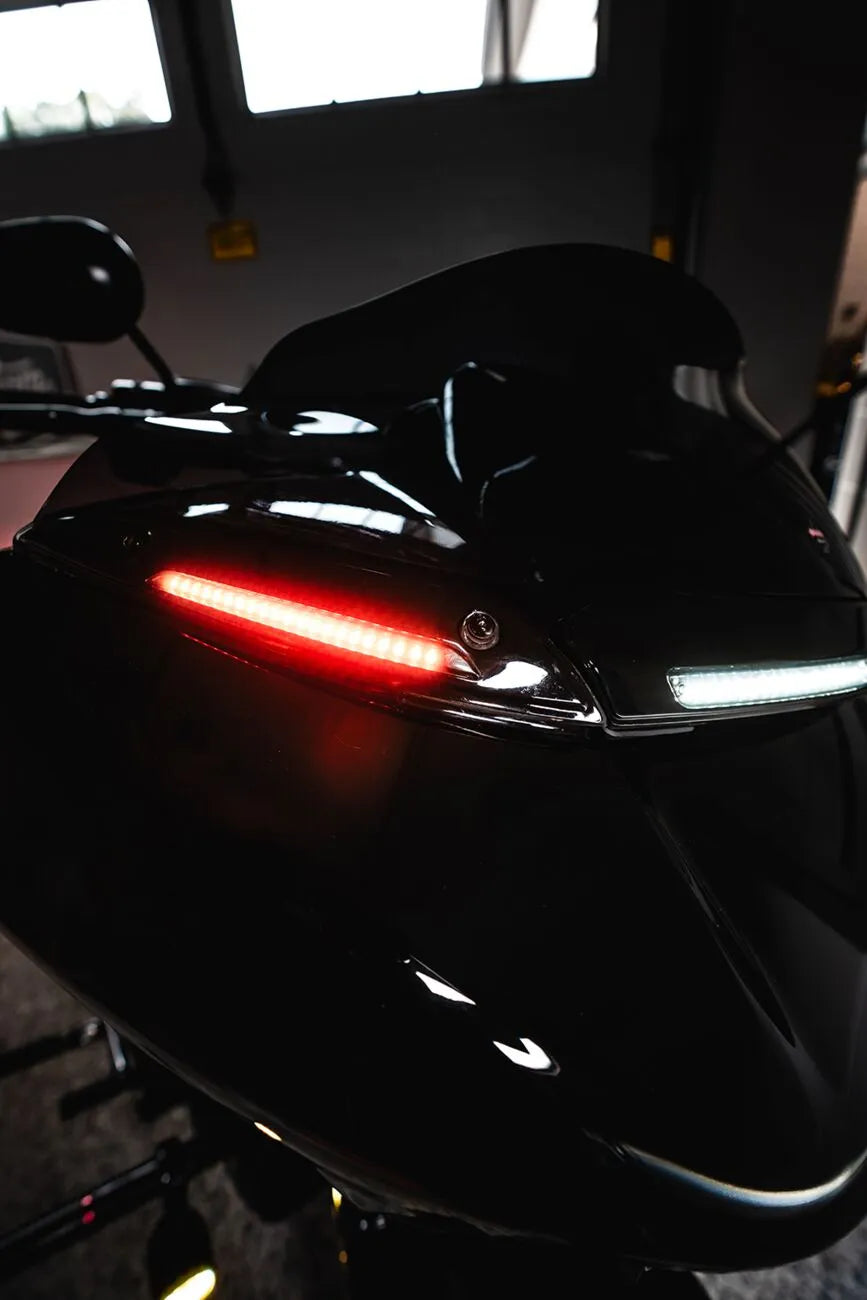 Custom Dynamics Windshield Trim - White Led