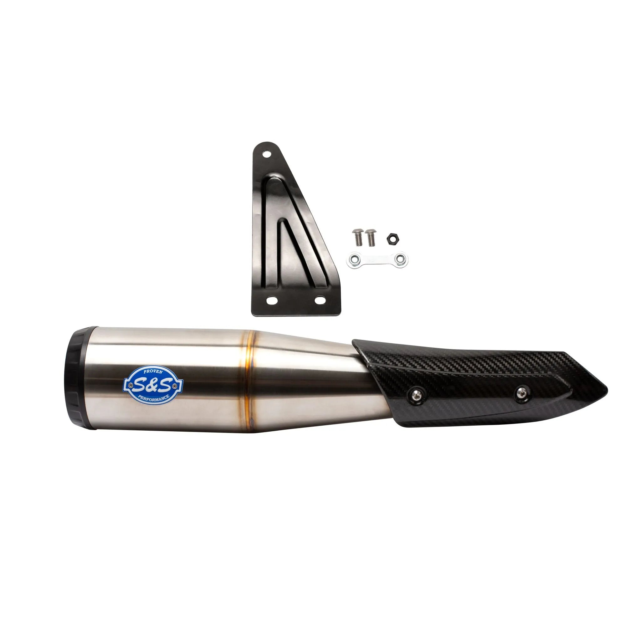 S&s Cycle Grand National Slip-on Mufflers Brushed Stainless - ECE Street Legal Approved